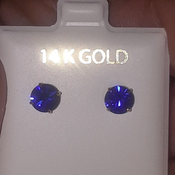 Jewelry - NWT/APPRAISAL GENUINE 1.82CT BLUE SAPPHIRE EARRING